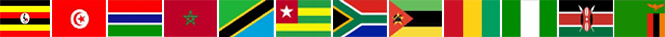 Homeschooling Africa - 12 country flags